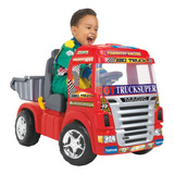Super Caminhão Big Truck Elétrico Com Caçamba Carro Infantil