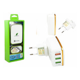 Super Carregador Universal Celular 5 1a 3 Usb Selo Anatel