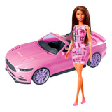 Super Carrinho Carro Conversível P Boneca Barbie 46cm