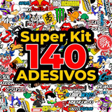 Super Cartela Kit 140 Unidades Adesivos