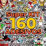 Super Cartela Kit 160 Unidades Adesivos