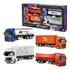 Super Coleção 4 Em 1 Caminhões Petroleum Series 1476 Roma Cor Azul, Laranja, Vermelho, Branco