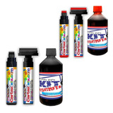 Super Combo Canetão Duplo 2 Tintas Não Metiq 500ml Kit Esc