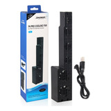 Super Cooler Playstation 4 Pro Exaustor 5 Ventoinhas Ps4