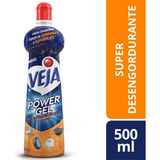 Super Desengordurante Gel Veja Power Laranja 500ml Prático