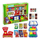 Super Feirinha Brinquedo Infantil Comidinha Mercadinho 32pçs