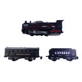 Super Ferrorama Locomotiva Com Luz 2 Metros De Trilhos