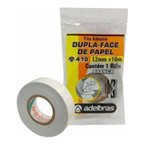 Super Fita Dupla Face De Papel 12mm X 10m Artesanato Escola