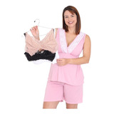 Super Kit 3 Baby Doll 2 Sutias De Amamentação Gestante