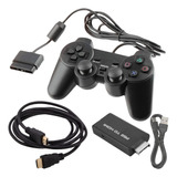 Super Kit Compativel Ps2 Controle + Ps2 Hdmi + Cabo Hdmi 1mt