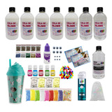 Super Kit Para Fazer Slime Cm Massinha Pula E Molda Pompom