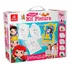 Super Kit Pintura Princesas C  4 Telas   Cavalete   6 Tintas