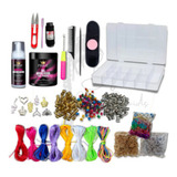 Super Kit Trancista 458 Itens Acessórios Completo P Tranças