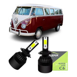  Super Led Branca Farol Alto E Baixo Vw Kombi 1957 A 1975 