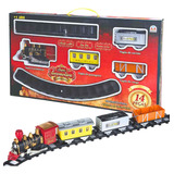 Super Locomotiva Expresso Ferrorama Trem 14 Peças Brinquedo
