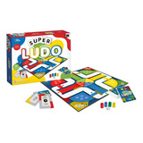 Super Ludo Jogo Tabuleiro Mesa Brinquedo Clássico 27 Cartas