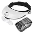 Super Lupa De Cabeça 2 Super Leds + 5 Lentes Profissional 