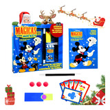 Super Maleta Kit De Magica Infantil Com Livro E Acessórios E Vários Truques Para Crianças Mega Magicas