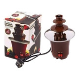 Super Máquina Profissional Fondue Chocolate Cascata Portátil
