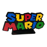 Super Mario Bros Decoração Festa Infantil Tema Mdf