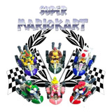 Super Mario Kart Com 6 Miniaturas A Fricçao.