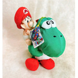 Super Mario World 2 Pelúcia Baby Mario E Yoshi 20cm Nintendo