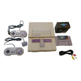 Super Nintendo 2 Controles Todos Os Cabos E Super Mario