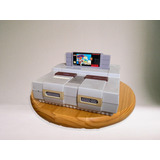 Super Nintendo Com Dois Controles
