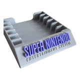 Super Nintendo Suporte De Cartucho 6 Slots