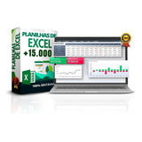 Super Pack   15 000 Planilhas Excel Prontas Editáveis  bônus