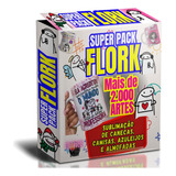 Super Pack Flork Canecas Estampas Sublimação De 2000 Artes