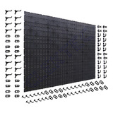 Super Painel P Ferramentas Em Plástico Preto C 96 Ganchos