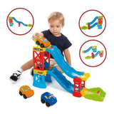 Super Pista Com 2 Carrinhos Ramp Racer 28 Peças Menino