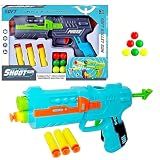 Super Pistola Lança Dardos E Bolinha Infantil Arminha