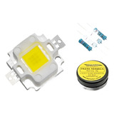 Super Power Chip Led 10w Branco Frio 6000 6500k 5 Peças