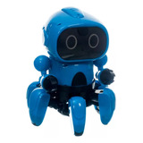 Super Robô Inteligente Interativo The Little Six Controle Remoto Barretto Imports Azul
