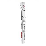 Super Stroke Superstroke Traxion Claw Golf Putter Grip Branco Vermelho Claw 1 0 Textura De Superfície Avançada Que Melhora O Feedback E A Aderência Minimize A Pressão Da Pegada Garra 1 0 