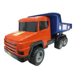 Super Truck Menino Caminhão Carrega Pedra Areia Brinquedo