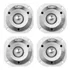 Super Tweeter Trinyum Branco Kit 4 Unidades Hst600 Tweeter Hinor Profissional Hst600