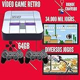 Super Vídeo Game Retro 34 Mil Jogos 2 Controles 64GB