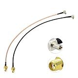 Superbat Cabo Coaxial Sma Para Ts9 Sma Fêmea Para 90 Graus Ts9 Pigtail 30.5 Cm (2 Peças) Para Modem 4g Dongle Router Usb Modems Mifi Hotspots Cabo Adaptador De Antena Externa (rg316 Rg174)