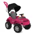Superjipe Reclinável Com Capota Passeio E Pedal Pink   586