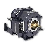 Supermait Lâmpada De Substituição Para Projetor EPSON ELPLP41 V13H010L41 Adequada Para EPSON PowerLite 77c PowerLite 78 PowerLite HC 700 PowerLite S5 PowerLite S6 PowerLite W6 EB S6 EB S62