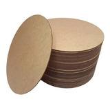 Suplat Sousplat Soupla Supla 35cm Kit Com 50 Unidades Mdf Cor Mdf Cru