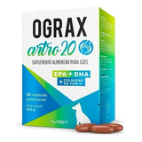Suplemento Avert Ograx Artro 20 Para Cães C 30 Cápsulas