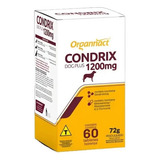 Suplemento Condrix Dog Tabs Plus 1200mg Organnact 72g Cães