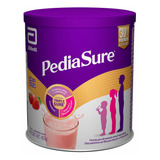 Suplemento De Proteína Em Pó Abbott Pediasure Com Sabor De Morango Em Lata De 400g