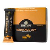 Suplemento Em Barra Essential Nutrition Radiance Joy Proteínas Radiance Joy Sabor Golden Milk Em Caixa De 400g 8 Un