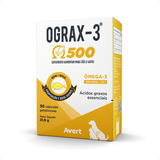 Suplemento Em Cápsula Avert Ograx 3 Ograx 3 500 Com Ácidos G