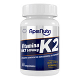 Suplemento Em Cápsulas Apisnutri Encapsulados Vitamina K2 Sabor Natural Em Pote De 200g 60 Un